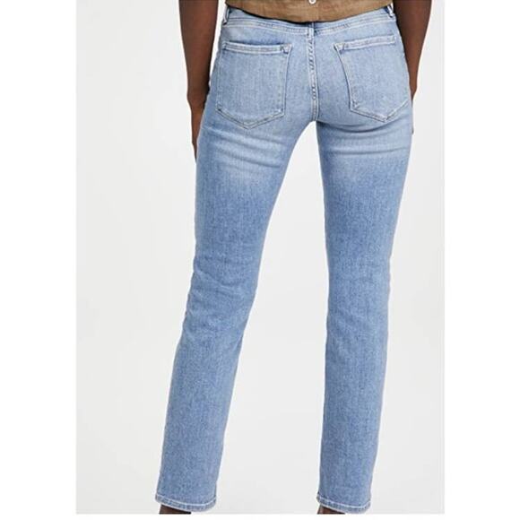 Frame Womens Le Garcon Mid-Rise Boyfriend Denim Jeans in Overturn Size 28 - Picture 2 of 12